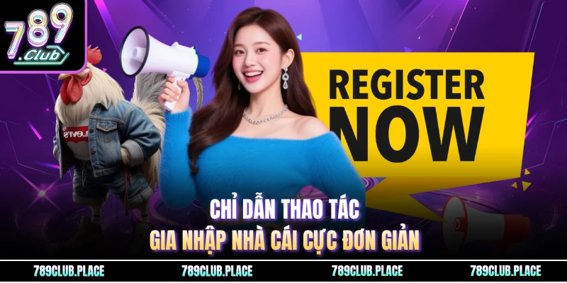 Chỉ dẫn thao tác gia nhập cổng game cực đơn giản
